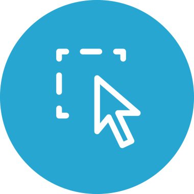 Basit yuvarlak renk teknolojisi fikri simgesi.