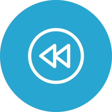 Basit yuvarlak renk teknolojisi fikri simgesi.