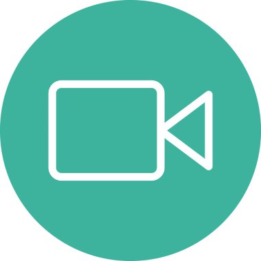 Basit yuvarlak renk teknolojisi fikri simgesi.