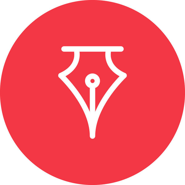 Simply rounded color office idea icon.