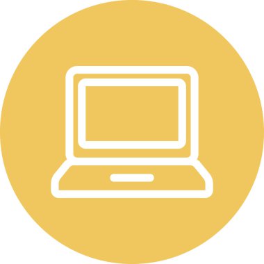 Basit yuvarlak renk teknolojisi fikri simgesi.