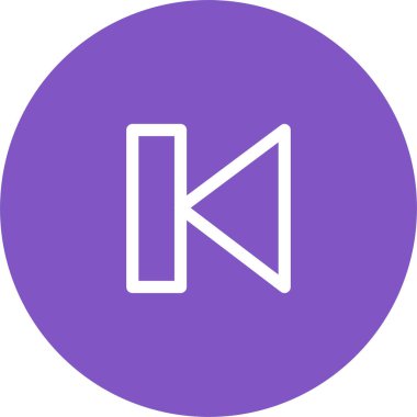 Basit yuvarlak renk teknolojisi fikri simgesi.