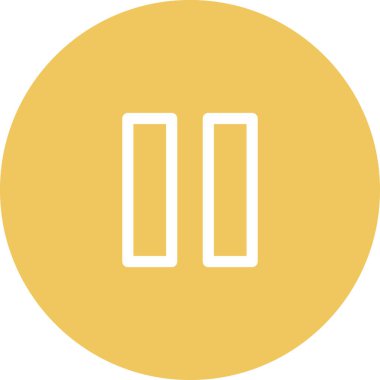 Basit yuvarlak renk teknolojisi fikri simgesi.