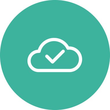 Basit yuvarlak renk teknolojisi fikri simgesi.