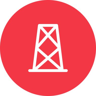 Basit yuvarlak renk teknolojisi fikri simgesi.