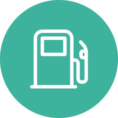 Basit yuvarlak renk teknolojisi fikri simgesi.