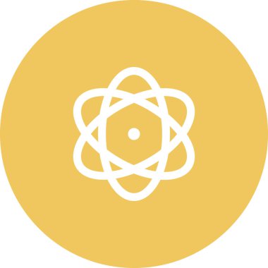 Basit yuvarlak renk teknolojisi fikri simgesi.