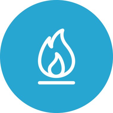 Basit yuvarlak renk teknolojisi fikri simgesi.