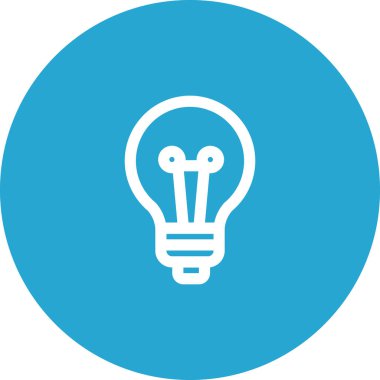 Basit yuvarlak renk teknolojisi fikri simgesi.