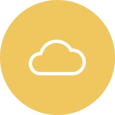 Basit yuvarlak renk teknolojisi fikri simgesi.