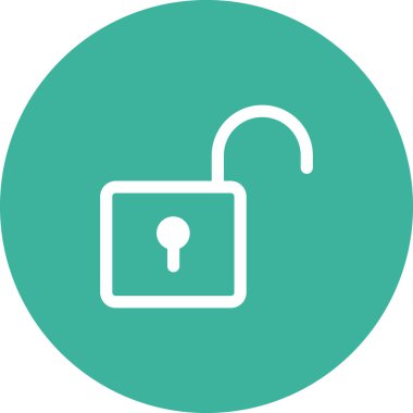 Basit yuvarlak renk teknolojisi fikri simgesi.