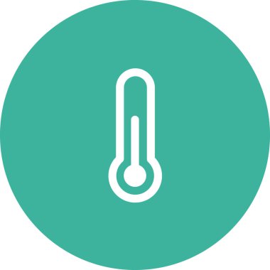 Sadece yuvarlak renkli hava durumu fikri simgesi.