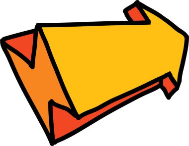 Sadece sevimli oklar karalama setleri.