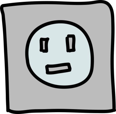 Sadece sevimli eko sistem karalama setleri.