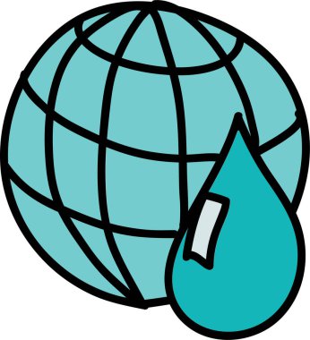 Sadece sevimli eko sistem karalama setleri.