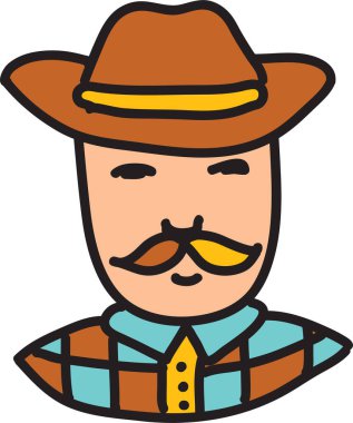 Sadece şirin çiftlik karalama setleri.