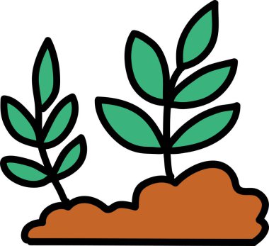 Sadece şirin çiftlik karalama setleri.