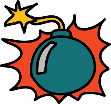 Sadece şirin etiket ve pankart karalama setleri.