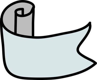 Sadece şirin etiket ve pankart karalama setleri.