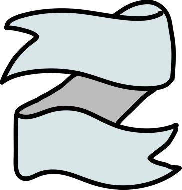 Sadece şirin etiket ve pankart karalama setleri.