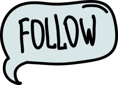 Sadece sevimli modern çokluortam karalama setleri.