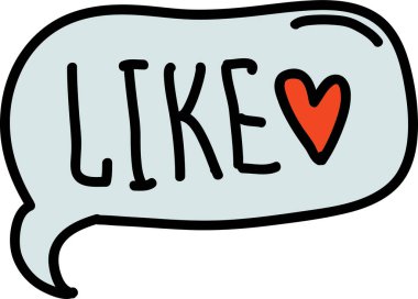 Sadece sevimli modern çokluortam karalama setleri.