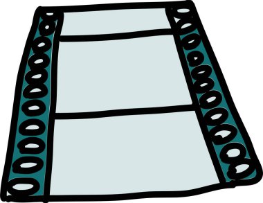 Sadece sevimli modern çokluortam karalama setleri.