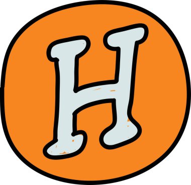 Sadece şirin sosyal medya karalama setleri.