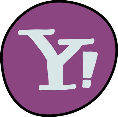 Sadece şirin sosyal medya karalama setleri.