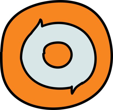 Sadece şirin sosyal medya karalama setleri.