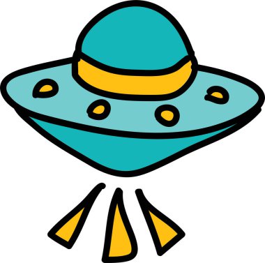 Sadece sevimli uzay galaksisi karalama setleri.