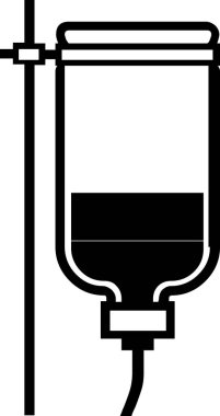 İnce çizgi simgeleri hastane ve tıbbi bakım.