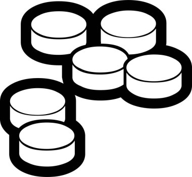 İnce çizgi simgeleri hastane ve tıbbi bakım.