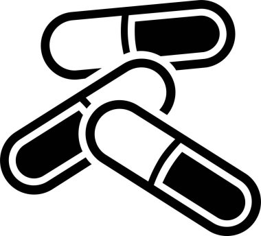 İnce çizgi simgeleri hastane ve tıbbi bakım.