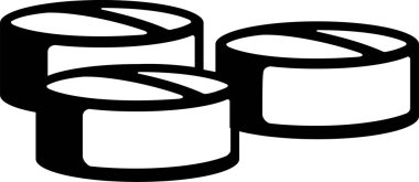 İnce çizgi simgeleri hastane ve tıbbi bakım.