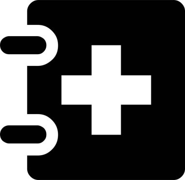 İnce çizgi simgeleri hastane ve tıbbi bakım.