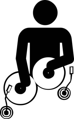 Müzik basit bir Set vektör hat simgeleri ile ilgili
