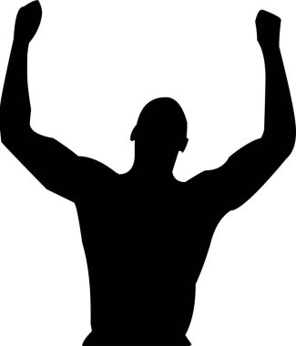 Sadece siyah spor simgesi.