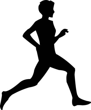 Sadece siyah spor simgesi.