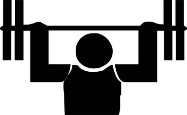 Sadece siyah spor simgesi.