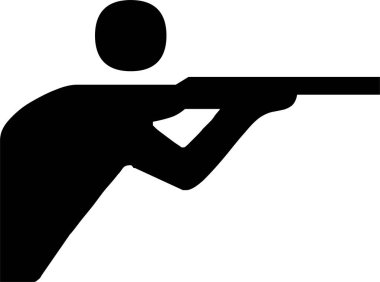 Sadece siyah spor simgesi.