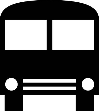 Siyah renkli minimalist taşıma simgeleri.