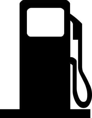 Siyah renkli minimalist taşıma simgeleri.