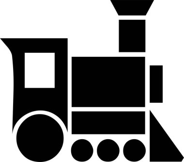 Siyah renkli minimalist taşıma simgeleri.