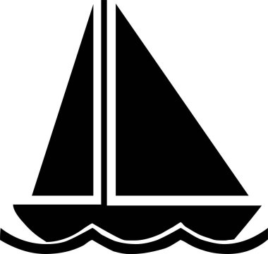 Siyah renkli minimalist taşıma simgeleri.