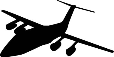 Siyah renkli minimalist taşıma simgeleri.