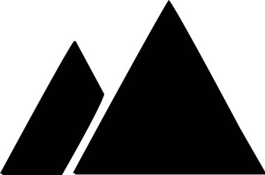 Siyah renkli minimalist taşıma simgeleri.