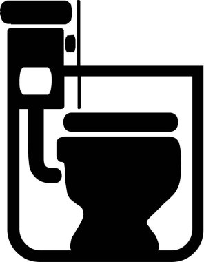 Günlük kullanım için minimalist siyah simge.