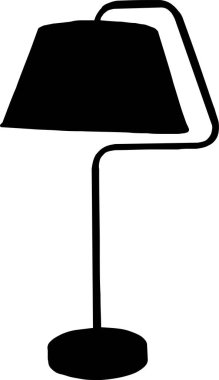 Günlük kullanım için minimalist siyah simge.