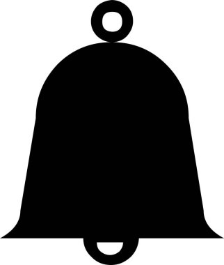 Günlük kullanım için minimalist siyah simge.